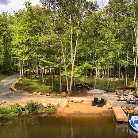 Kallm-Mont-Tremblant Chalet With Hot Tub, Pond & Beach On Private 7Acre Estate Lac Superieur Luaran gambar