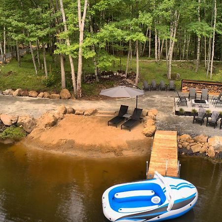 Kallm-Mont-Tremblant Chalet With Hot Tub, Pond & Beach On Private 7Acre Estate Lac Superieur Luaran gambar