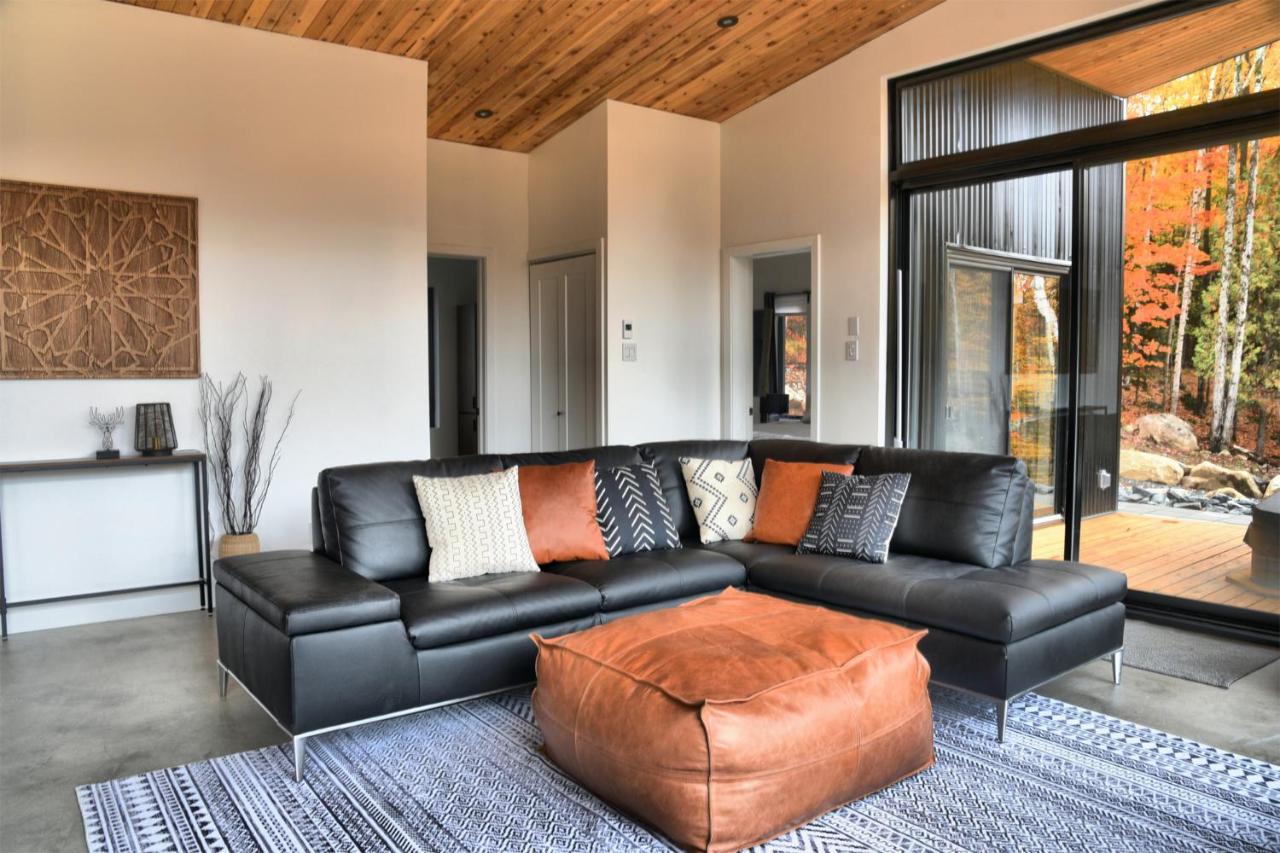 Kallm-Mont-Tremblant Chalet With Hot Tub, Pond & Beach On Private 7Acre Estate Lac Superieur Luaran gambar