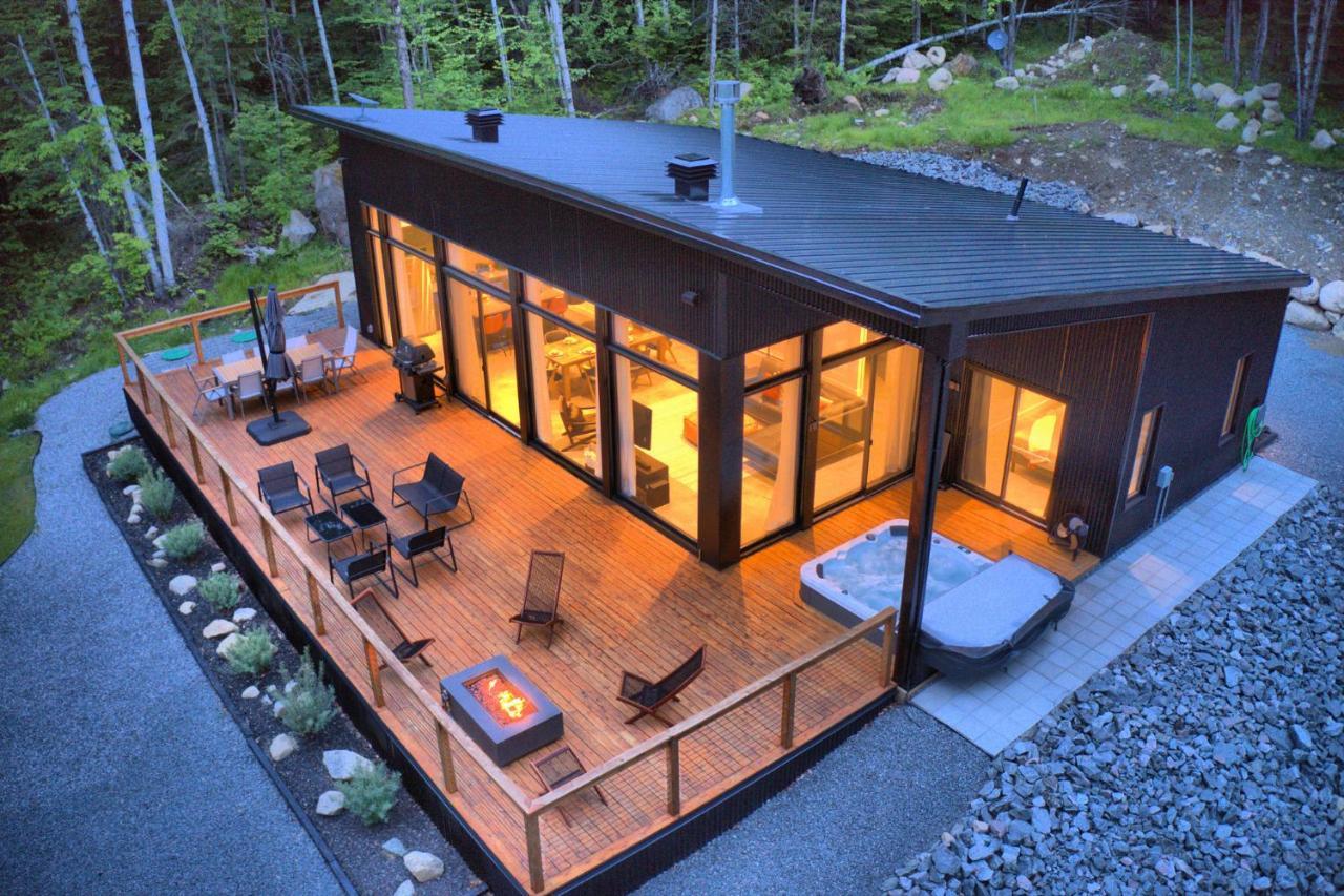 Kallm-Mont-Tremblant Chalet With Hot Tub, Pond & Beach On Private 7Acre Estate Lac Superieur Luaran gambar